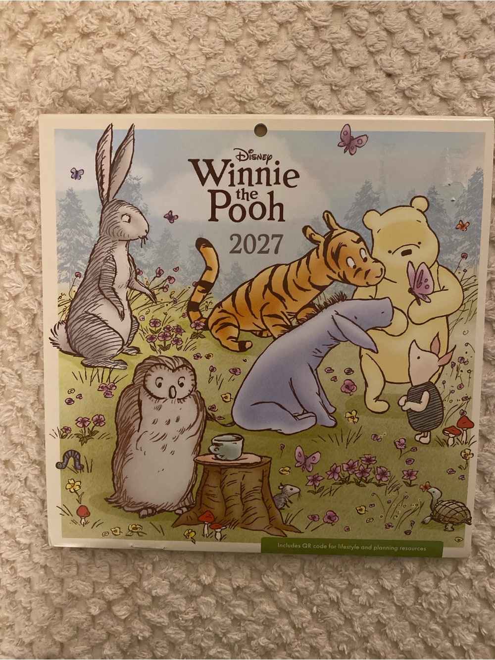 Disney Winnie the Pooh 2027 Mimi Wall - Pastel Character Art